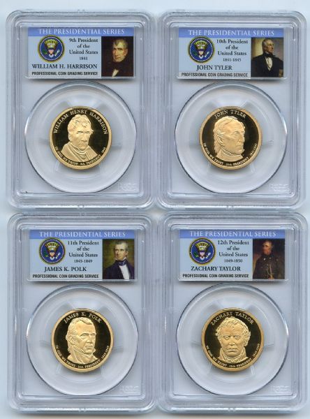 2009 S Presidential Dollar Set PCGS PR70DCAM