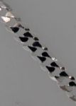 .925 Sterling Silver Flat Curb 8.45 mm Chain 20" Italy