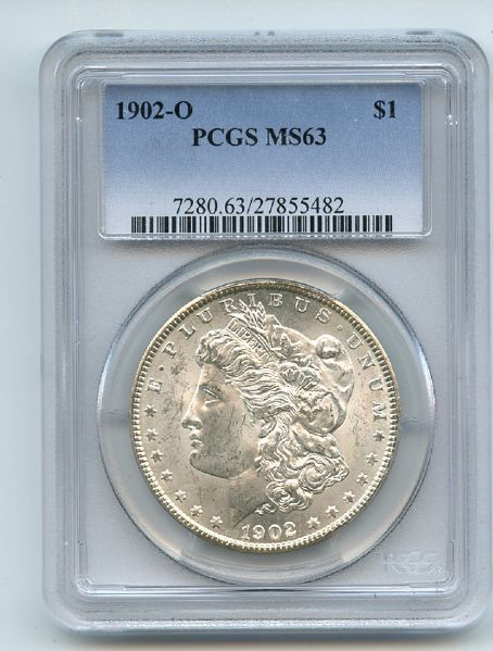 1902 O $1 Morgan Silver Dollar PCGS MS63 (482)