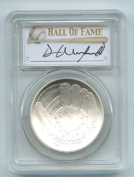 2014 P $1 Silver Baseball Hall of Fame HOF Dave Winfield PCGS MS70
