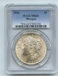 1921 $1 Morgan Silver Dollar PCGS MS63 (498)