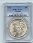 1921 $1 Morgan Silver Dollar PCGS MS64 (506)