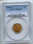 1946 D 1C Lincoln Cent PCGS MS65RD