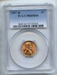 1957 D 1C Lincoln Cent PCGS MS65RD
