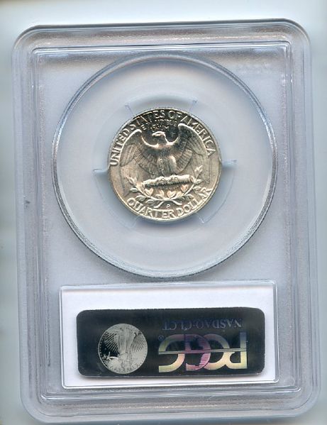 1963 D 25C Washington Silver Quarter PCGS MS62