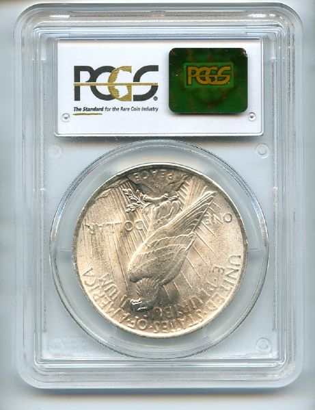 1923 $1 Silver Peace Dollar PCGS MS63