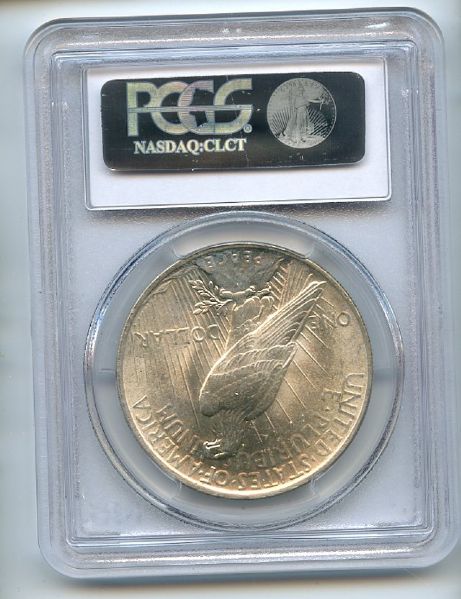 1924 $1 Silver Peace Dollar PCGS MS63