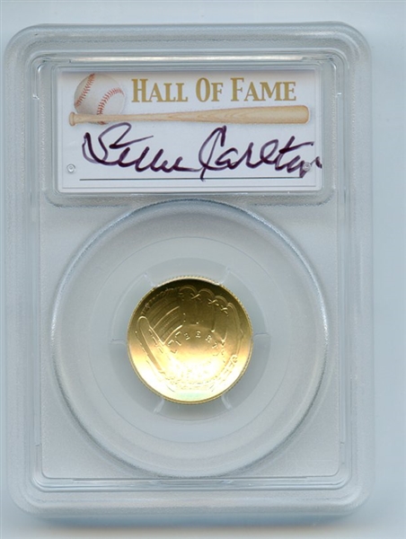 2014 W $5 Gold Baseball HOF Commemorative Steve Carlton PCGS MS70
