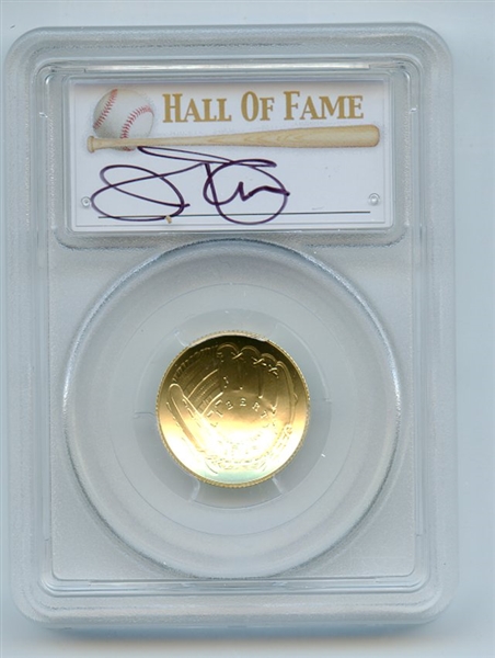 2014 W $5 Gold Baseball HOF Commemorative Jim Palmer PCGS MS70
