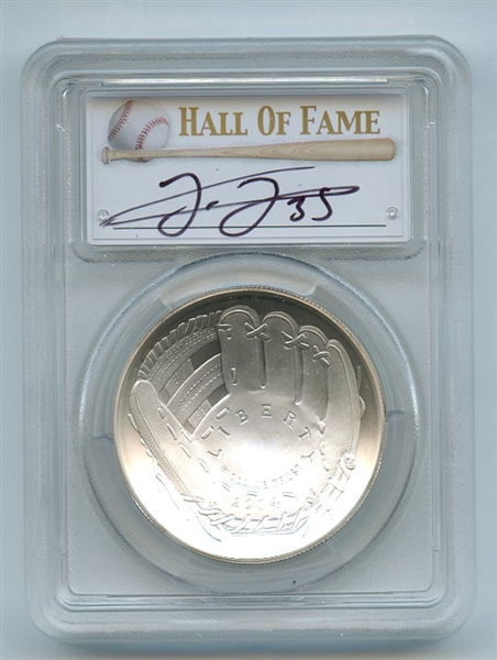 2014 P $1 Silver Baseball HOF Commemorative Frank Thomas PCGS MS70
