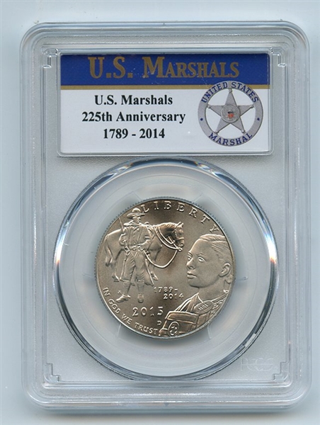 2015 D 50C US Marshals Service Commemorative Half Dollar PCGS MS69