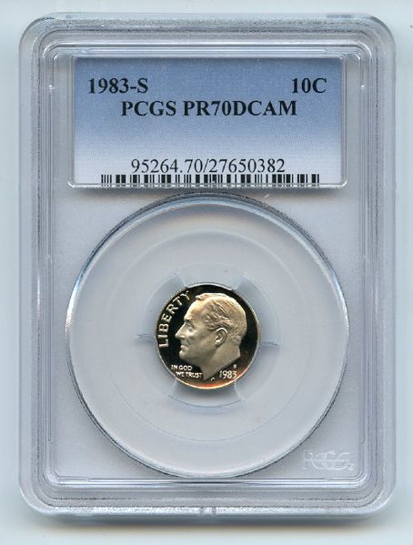 1983 S 10C Roosevelt Dime Proof PCGS PR70DCAM