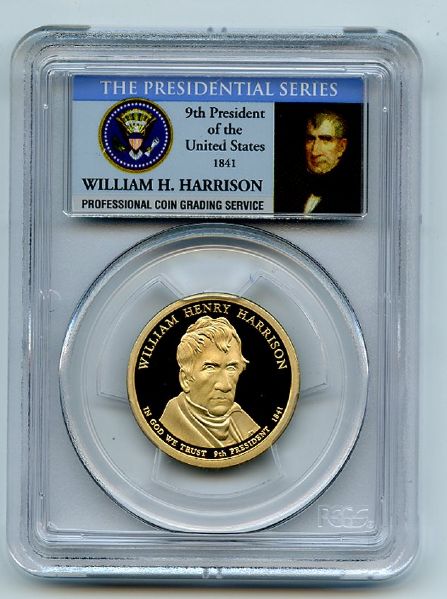 2009 S $1 William Henry Harrison Dollar PCGS PR70DCAM