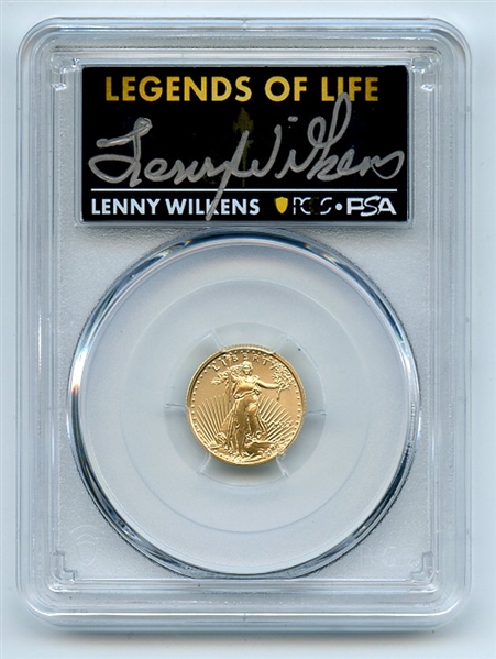 2022 $5 American Gold Eagle 1/10 oz PCGS PSA MS70 Legends of Life Lenny Wilkens