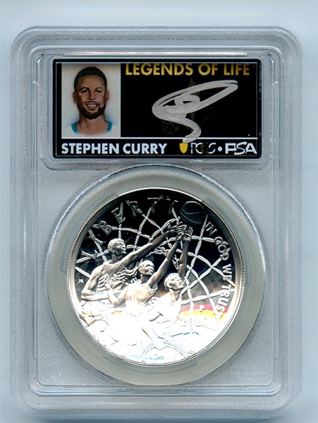 2020 P $1 Basketball Hall of Fame HOF Commemorative PCGS PR70DCAM Stephen Curry