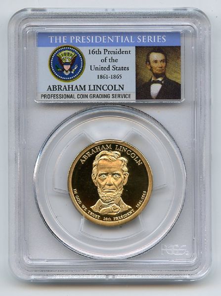 2010 S $1 Abraham Lincoln Dollar PCGS PR69DCAM