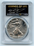 2016 (S) $1 American Silver Eagle PCGS MS70 Legends of Life Shaquille ONeal