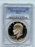 1976 S $1 Silver Ike Eisenhower Dollar Proof PCGS PR69DCAM