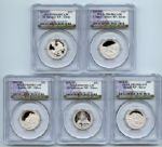 2012 S Silver National Parks Quarter Set PCGS PR69DCAM