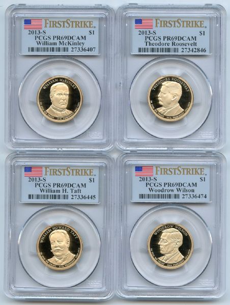 2013 S Presidential Dollar Set PCGS PR69DCAM First Strike