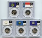 2001 S Clad State Quarter Set PCGS PR70DCAM