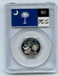 2000 S 25C Silver South Carolina Quarter PCGS PR70DCAM