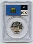 2001 S 25C Silver Vermont Quarter PCGS PR70DCAM
