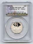 2011 S 25C Silver Vicksburg Quarter PCGS PR70DCAM