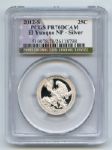 2012 S 25C Silver El Yunque Quarter PCGS PR70DCAM