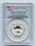 2013 S 25C Silver White Mountain PCGS PR70DCAM First Strike