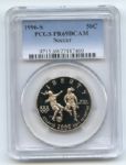1996 S 50C Soccer Commemorative PCGS PR69DCAM