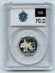 2000 S 25C Silver Massachusetts Quarter PCGS PR69DCAM