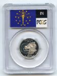 2002 S 25C Silver Indiana Quarter PCGS PR69DCAM