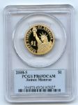 2008 S $1 James Monroe Dollar PCGS PR69DCAM