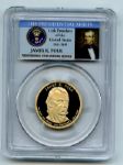2009 S $1 James Polk Dollar PCGS PR69DCAM