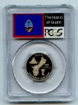 2009 S 25C Clad Guam Quarter PCGS PR69DCAM
