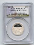 2011 S 25C Silver Gettysburg Quarter PCGS PR69DCAM