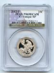 2012 S 25C Clad El Yunque Quarter PCGS PR69DCAM