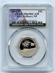 2013 S 25C Clad Fort McHenry Quarter PCGS PR69DCAM