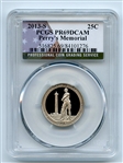 2013 S 25C Clad Perrys Memorial Quarter PCGS PR69DCAM