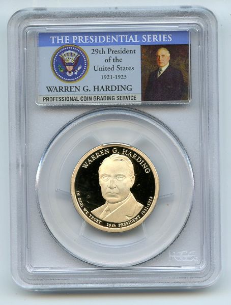 2014 S $1 Warren G Harding Dollar PCGS PR69DCAM