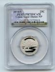 2014 S 25C Clad Great Sand Dunes Quarter PCGS PR70DCAM