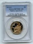 2014 S $1 Sacagawea Dollar PCGS PR70DCAM
