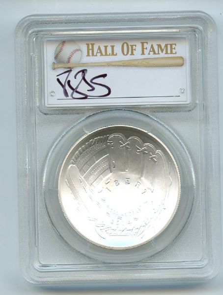 2014 P $1 Silver Baseball Hall of Fame HOF Darryl Strawberry PCGS MS70