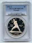 1992 S $1 Olympic Silver Commemorative Dollar PCGS PR70DCAM
