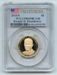 2015 S $1 Dwight D Eisenhower Dollar PCGS PR69DCAM First Strike