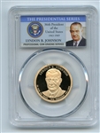 2015 S $1 Lyndon B Johnson Dollar PCGS PR69DCAM