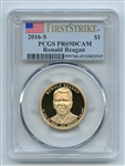 2016 S $1 Ronald Reagan Dollar PCGS PR69DCAM First Strike