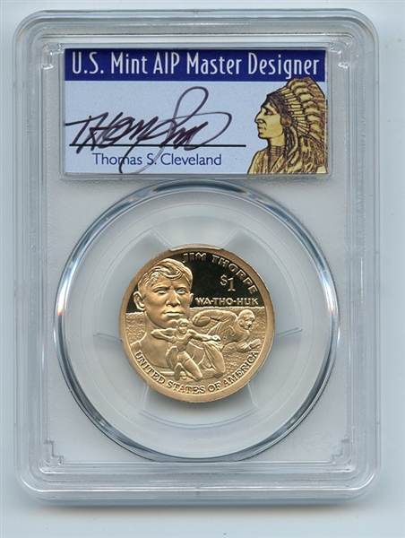 2018 S $1 Sacagawea Dollar PCGS PR69DCAM First Strike Thomas Cleveland Native