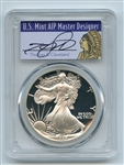 1989 S $1 Proof American Silver Eagle 1oz PCGS PR69DCAM Thomas Cleveland Native